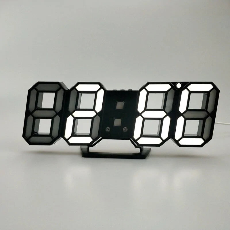 Digital 3D LED Wall Clock